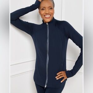Talbots PERFORMANCE INTERLOCK MOCKNECK JACKET
